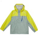 L.L.Bean Trail Model Rain Jacket Color-Block (Little Kids) Gray Pebble/Yellow Sun ID-fLMya5PT