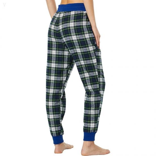 L.L.Bean Scotch Plaid Flannel Sleep Joggers Dress Gordon ID-98535Iir