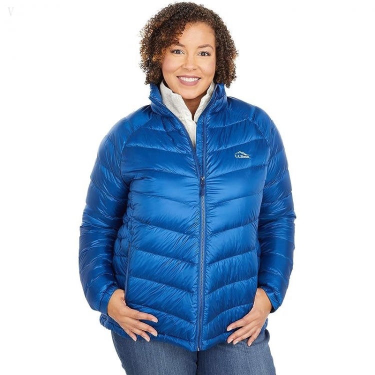 L.L.Bean Plus Size Ultralight 850 Down Jacket Ocean Blue ID-te9DxYBp - Click Image to Close