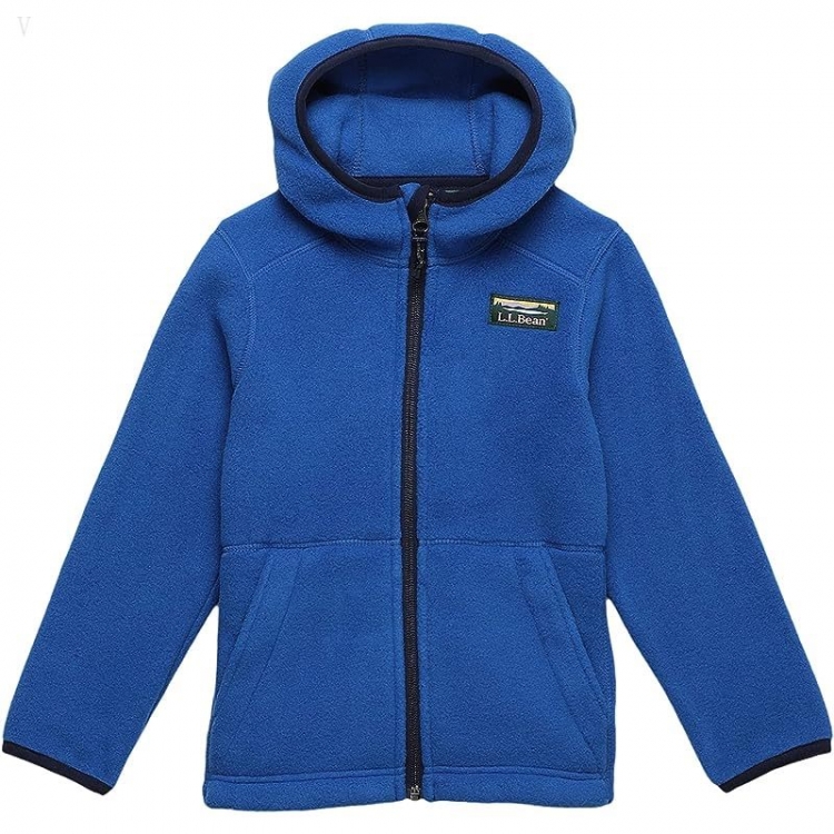 L.L.Bean Mountain Classic Fleece Hooded (Little Kids) Deep Sapphire ID-hpu1gcet - Click Image to Close