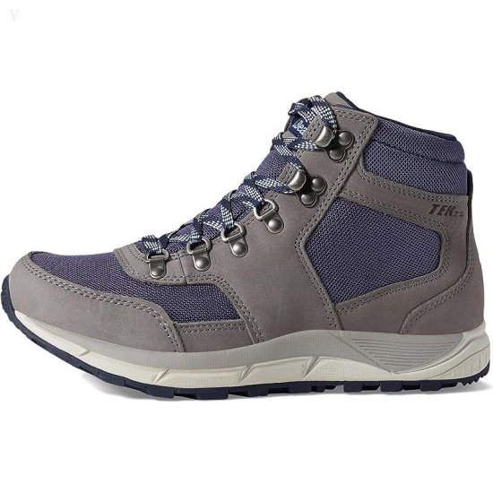 L.L.Bean Mountain Classic Water Resistant Hiker Frost Gray/Raw Indigo ID-DmthIQDN