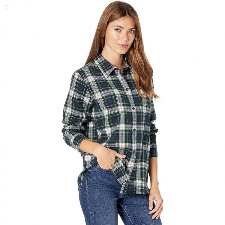 L.L.Bean Scotch Plaid Shirt Dress Gordon ID-on5i0GQ1 - Click Image to Close