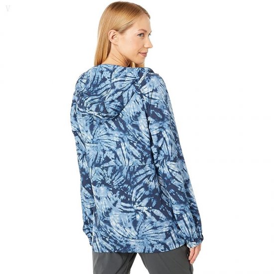 L.L.Bean Mountain Classic Anorak Print Classic Navy Tie-Dye ID-Vj4eLxi2