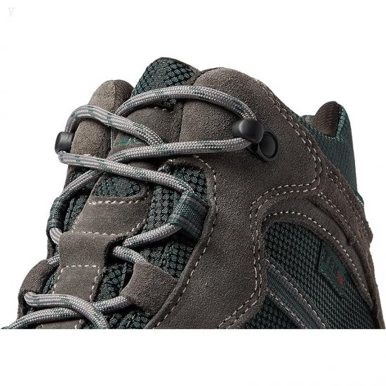 L.L.Bean Trail Model Hiker 4 Water Resistant Mid Asphalt/Black Forest Green ID-8lLBbfDn