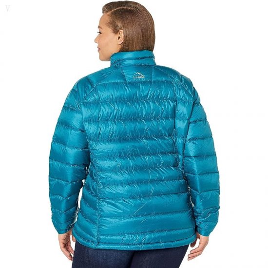 L.L.Bean Plus Size Ultralight 850 Down Jacket Deep Lagoon ID-Z8dzs1DY