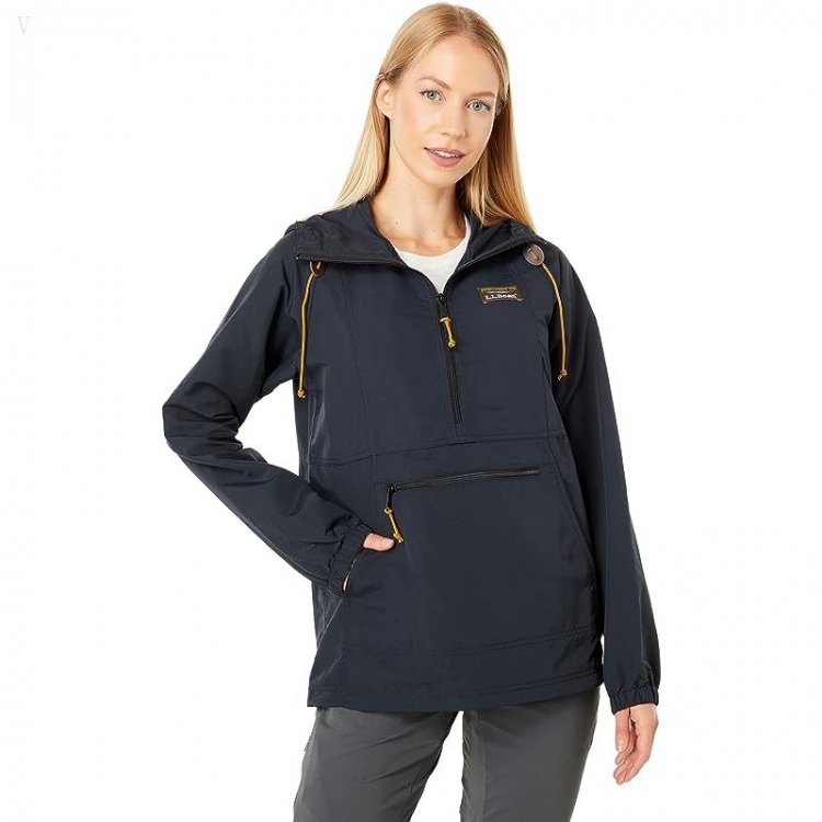 L.L.Bean Mountain Classic Anorak Black ID-ZWkOqrxZ - Click Image to Close