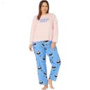 L.L.Bean Plus Size Camp Pajama Set Blush ID-SlCGVSlL