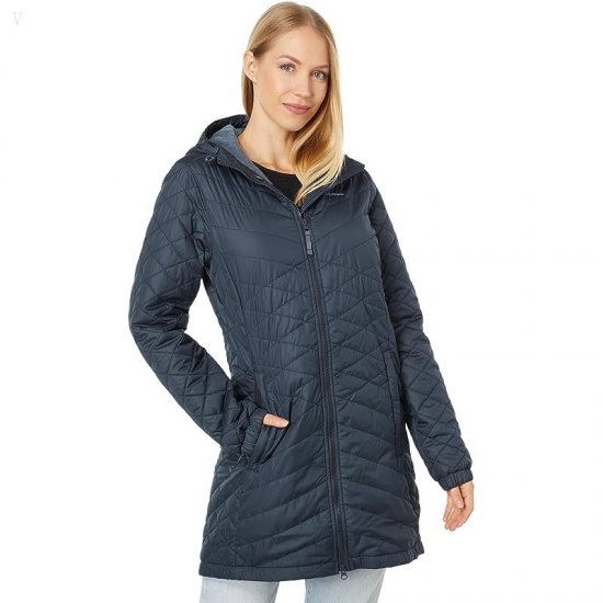 L.L.Bean Fleece Lined Primaloft Coat Carbon Navy ID-cal8LvWf