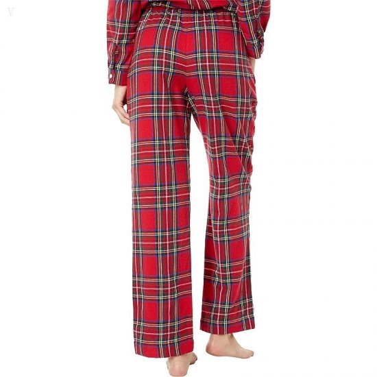 L.L.Bean Scotch Plaid Flannel Pajamas Plaid Royal Stewart Tartan ID-8ATsZUZx