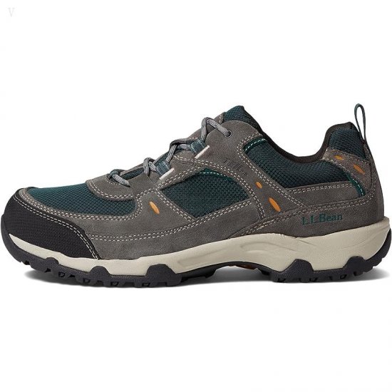 L.L.Bean Trail Model Hiker 4 Water Resistant Low Asphalt/Black Forest Green ID-JybRcBAg