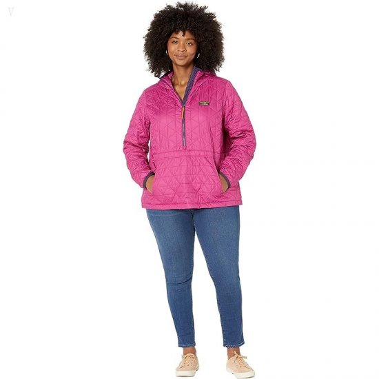 L.L.Bean Plus Size Katahdin Insulated Pullover Sugarplum ID-LUMEpwPT