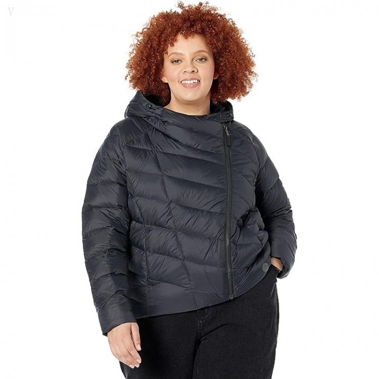 L.L.Bean Plus Size Boundless Down Puffer Jacket II Dark Black ID-nqkPPxJK - Click Image to Close