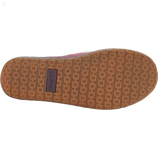 L.L.Bean Mountain Slipper Moccasin Light Rosewood ID-KmF46xLK