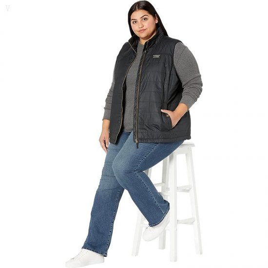 L.L.Bean Plus Size Mountain Classic Puffer Vest Black ID-GnnlZYpL