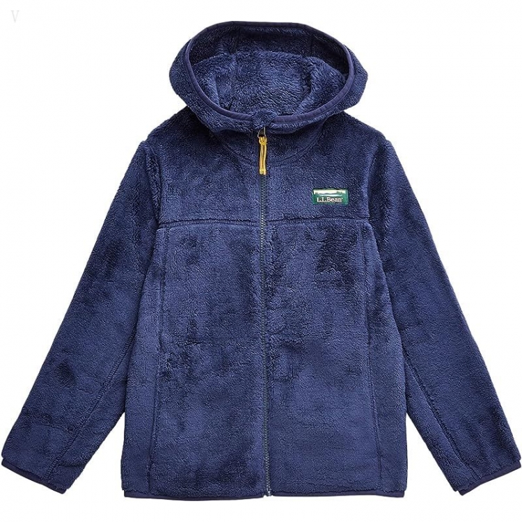 L.L.Bean Hi-Pile Fleece (Big Kids) Bright Navy ID-M3hNRZQ5 - Click Image to Close