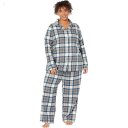 L.L.Bean Plus Size Scotch Plaid Flannel Pajamas Plaid Indigo Tartan ID-DNSjjXsA