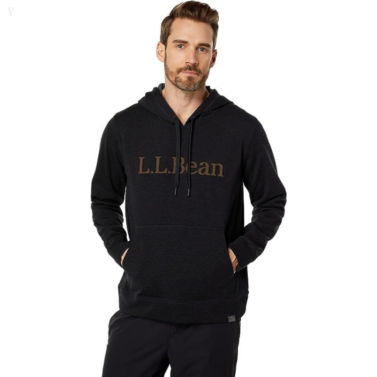 L.L.Bean Northwoods Hunter's Hoodie Black Heather ID-76pkkvht - Click Image to Close