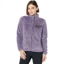 L.L.Bean Petite Hi-Pile Fleece Full Zip Jacket Muted Purple Heather/Alloy Gray ID-hFKHekb2