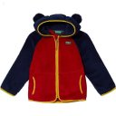 L.L.Bean Hi-Pile Fleece Color-Block Jacket (Toddler) Bright Navy/Dark Red ID-1ekYLFiD