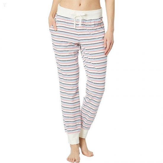 L.L.Bean Super Soft Shrink-Free Lounge Set Stripe Sailcloth Multi Stripe ID-MxyULH63