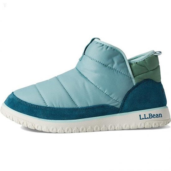 L.L.Bean Mountain Classic Quilted Bootie Deep Turquoise/Ocean Teal ID-2C1wRvbB