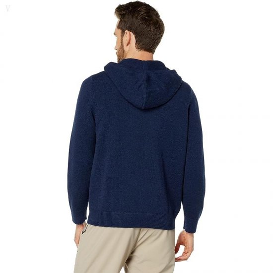 L.L.Bean Wicked Soft Cotton Cashmere Hoodie Classic Navy ID-GllUwemw